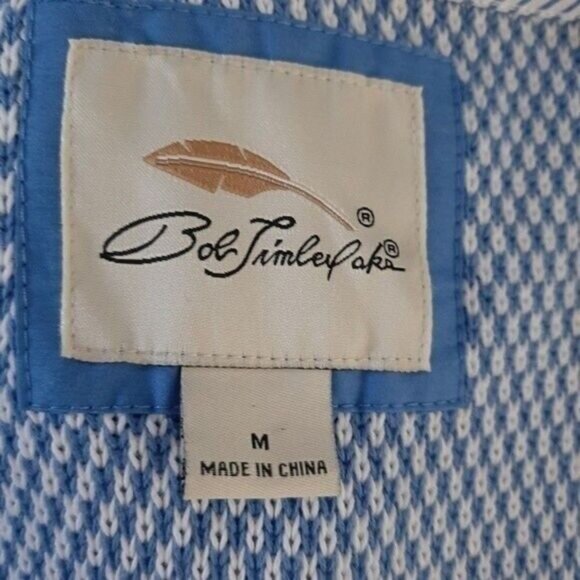 BOB JIMLEY Cardigan Sweater 3/4 Sleeve Button Down Sz M - Picture 9 of 12